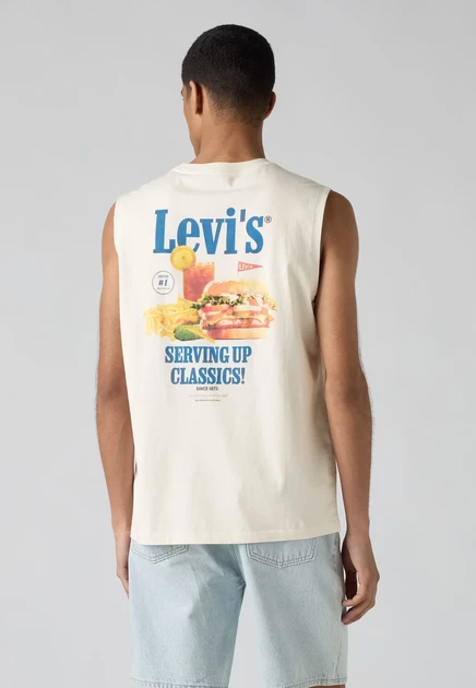 Мужская майка Levi's Muscle Tank, белая