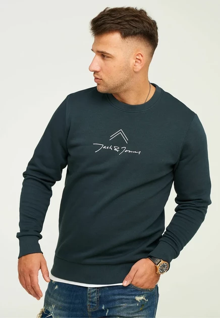 Мужской свитшот Jack & Jones Labo, зеленый