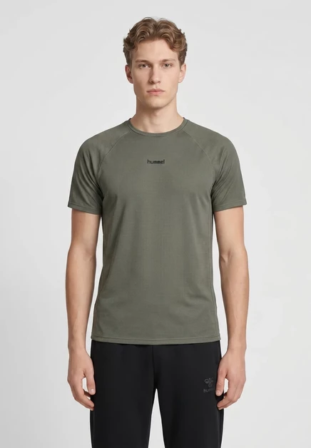 Мужская спортивная футболка Hummel HMLMomentum, серая