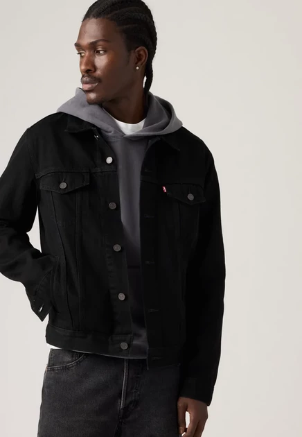 Levi's® THE TRUCKER - Denim jacket - yellow sand berk night t