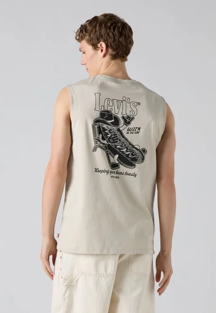 Мужская майка Levi's Muscle Tank, белая