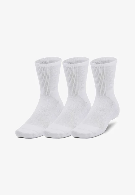 Унисекс спортивные носки Under Armour 3-Maker, белые