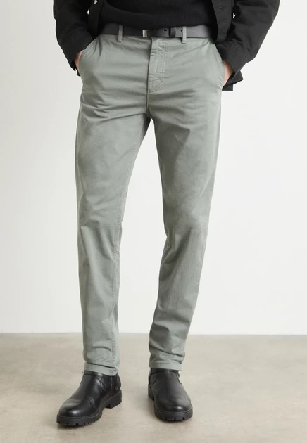 Мужские брюки чинос Boss Chino Tapered, серые