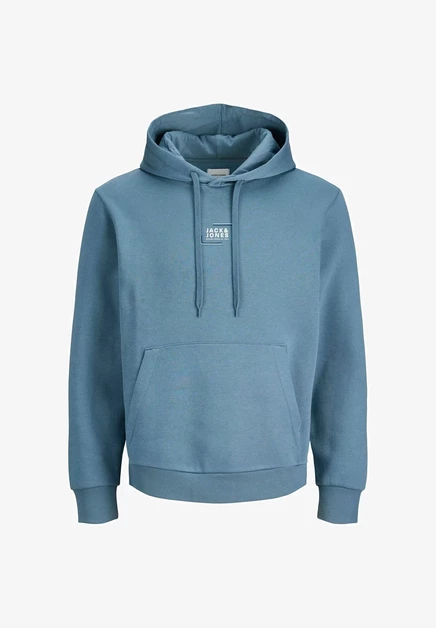 Мужское худи Jack & Jones Logo, синее