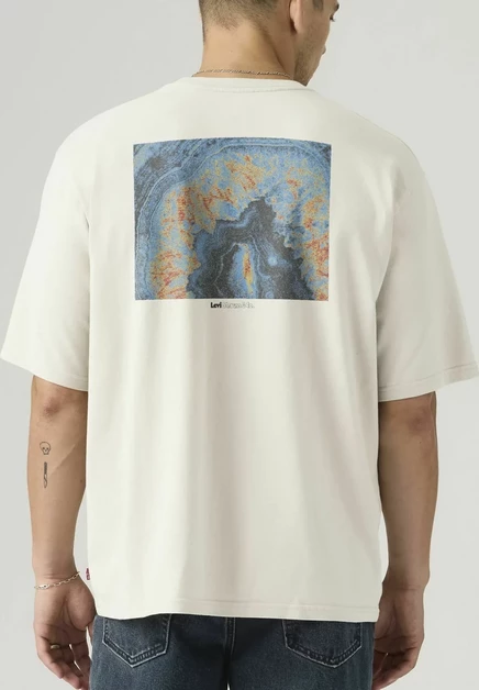 Levi's® TEE COSMIC SCENE PHANTOM - Print T-shirt - bloom greens shadow greys