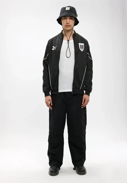 Мужская олимпийка Puma King Anthem, черно-белая