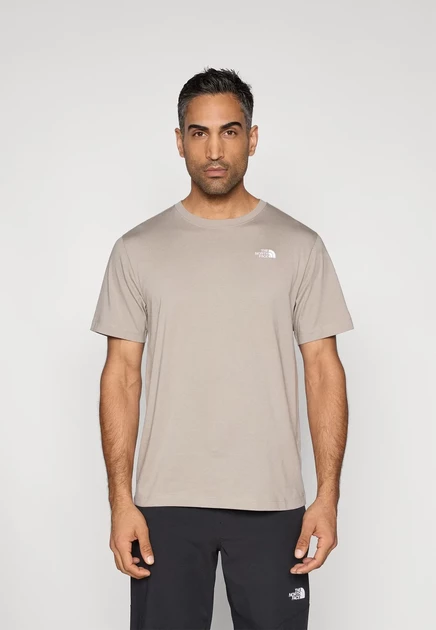 The North Face M EVOLUTION SIMPLE DOME REGULAR SHORT SLEEVE TEE - Basic T-shirt - dusk blue/tnf white stone slab