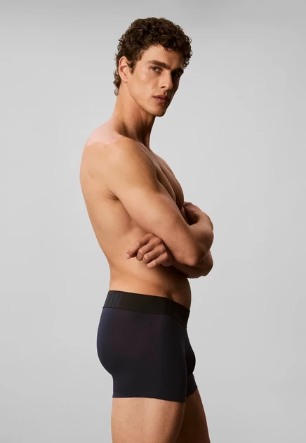 Calvin Klein Underwear INTENSE POWER 3 PACK - Trunks - black/harbor mist dark blue/orange/grey
