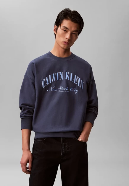 Мужской свитшот Calvin Klein Jeans LOGO GRAPHIC, синий