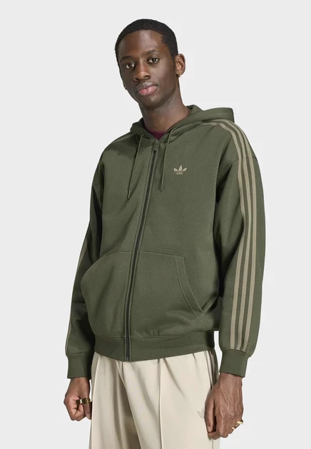 Унисекс худи adidas Originals BAGGY, на молнии, черное