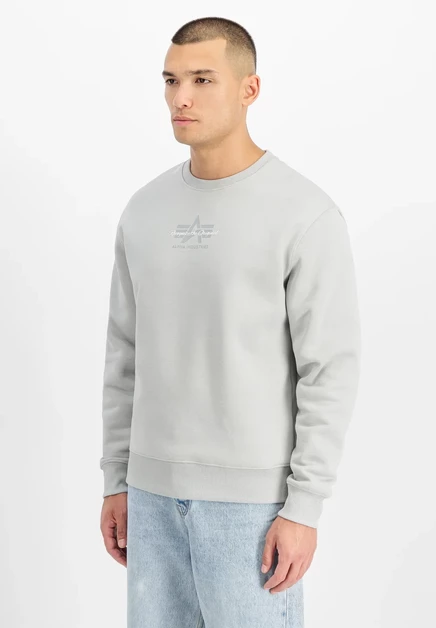 Мужской свитшот Alpha Industries Foam ML, сине-серый