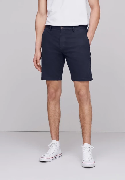 Мужские шорты Next Slim Fit Stretch Chino, синие