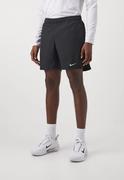 Nike Performance NIKECOURT VICTORY SHORT - Sports shorts - obsidian/white black/white