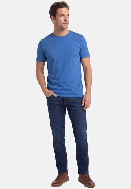 Redmond 5 PACK - Basic T-shirt - weiß/hellblau/schwarz blau