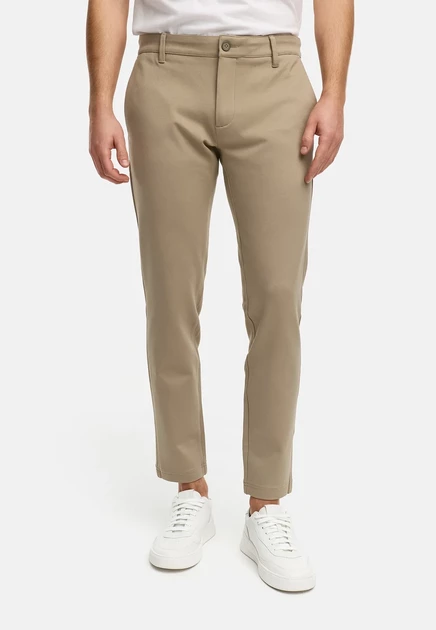 Мужские брюки чинос Indicode Jeans Rodekro, серо-бежевые