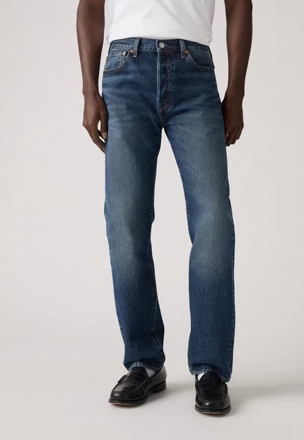 Мужские прямые джинсы Levi's 501 Original, синие