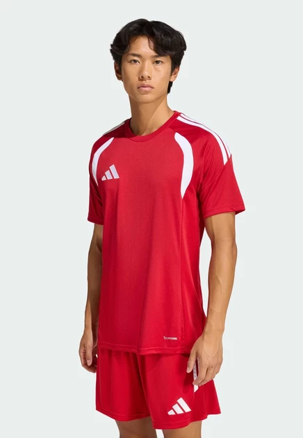 Мужская футболка adidas Performance, черно-красно-белая