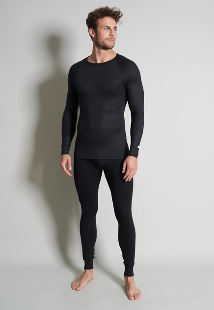 Мужская термофутболка Ceceba Thermo Longsleeve, черная