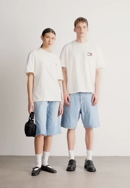 Унисекс-футболка Tommy Jeans 90s Logo, белая