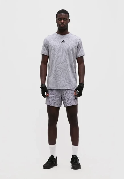 Мужская футболка adidas D4T Power, серо-серебристая