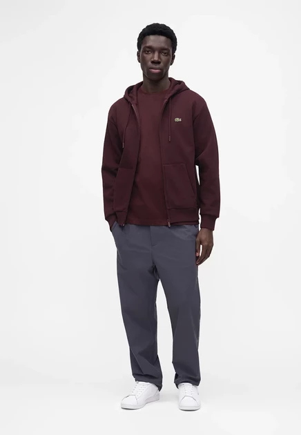 Унисекс-толстовка Lacoste на молнии, цвета оксалис