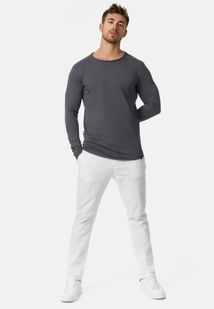 Мужской лонгслив Indicode Jeans Willbur, серый