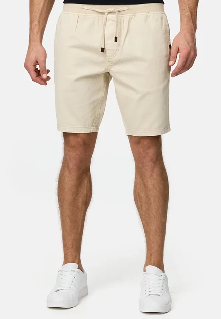 Мужские шорты Indicode Jeans Carver, черно-бежевые