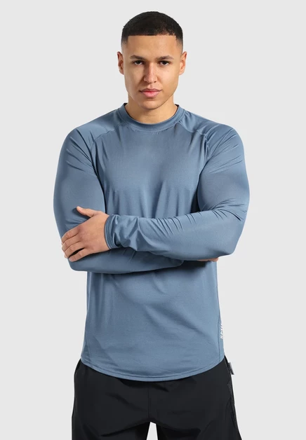 Мужской лонгслив Smilodox Powerfit, синий
