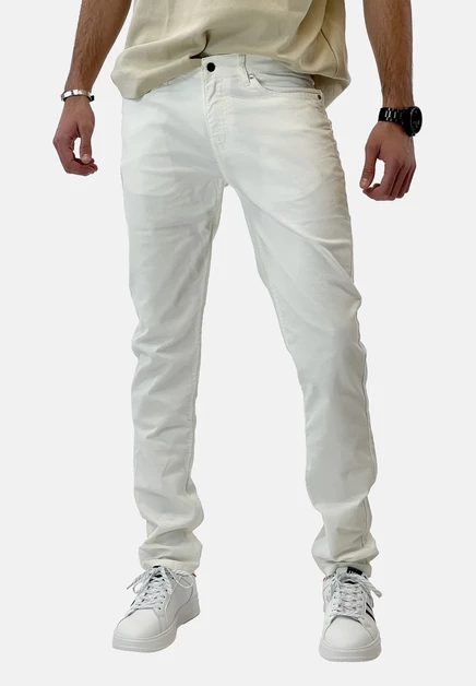 Мужские джинсы Elara Slim fit, белые