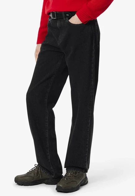 Мужские прямые джинсы Lacoste Straight Leg, серые