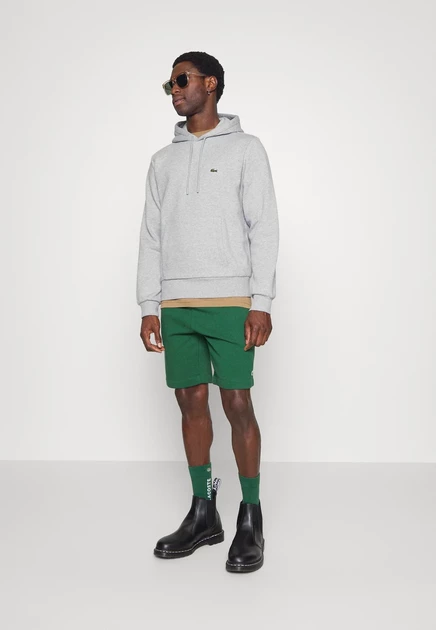 Унисекс худи Lacoste, бело-серое