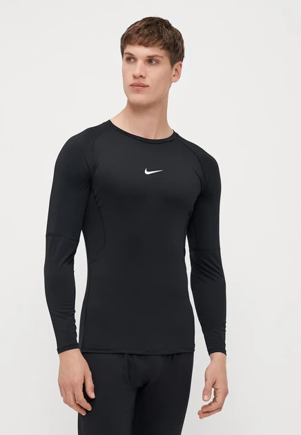 Мужской лонгслив Nike Performance NP Dri-Fit, черно-белый