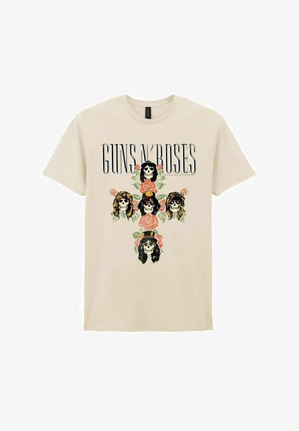Мужская футболка Rockshirts Guns N’ Roses, белая