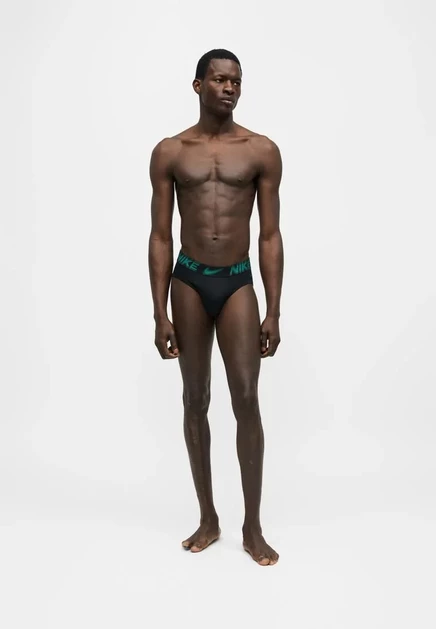 Мужские трусы Nike Underwear, 3 шт., черные, зеленые, желтые