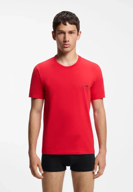 Мужские майки Hugo T-Shirt RN Triplet P, 3 шт., серый/хаки/черный