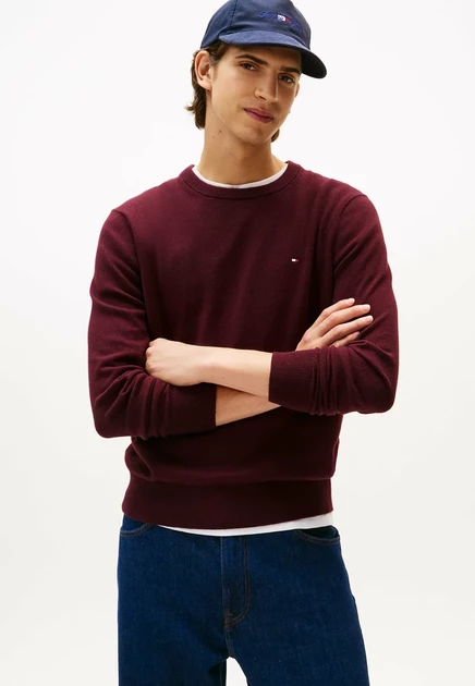 Мужской джемпер Tommy Hilfiger, бордовый
