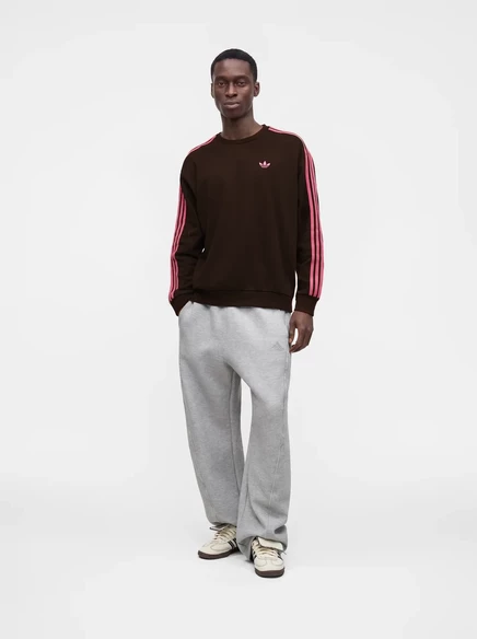 Мужской свитшот adidas Originals Crew, коричнево-розовый