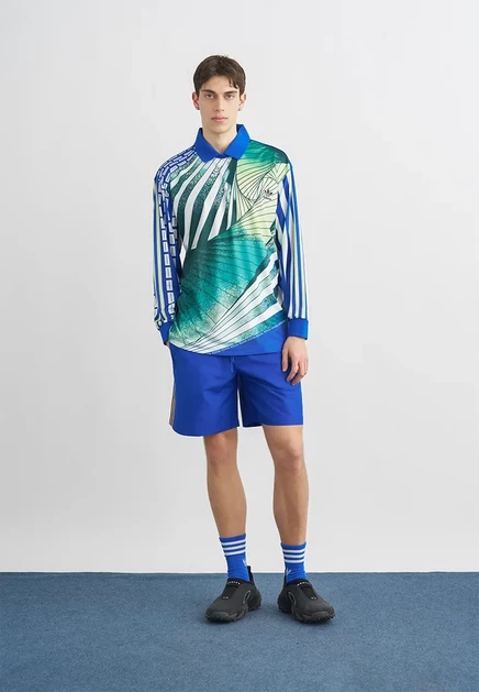 Мужской лонгслив adidas Originals Goalie, голубой