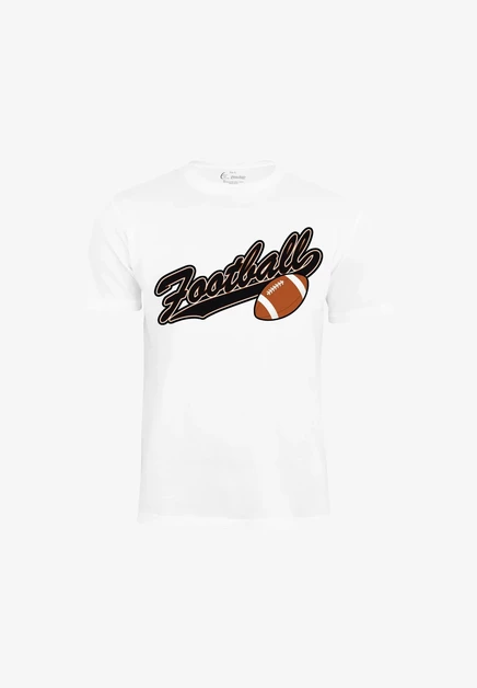 Мужская футболка Cotton Prime American Football, белая