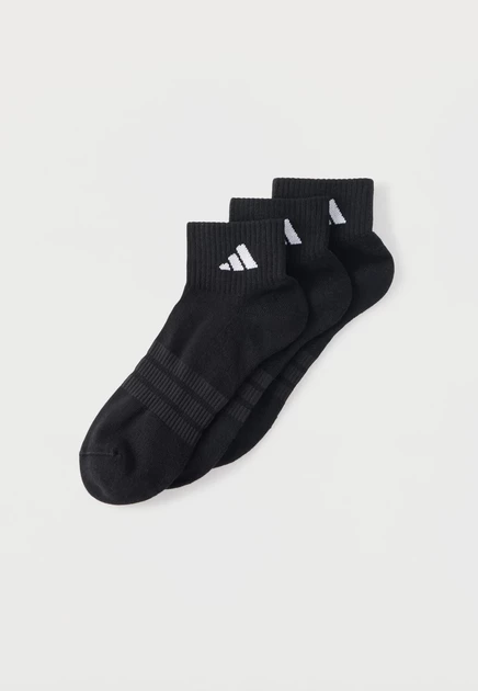 Носки adidas Performance Cushioned, 3 пары, черно-белые