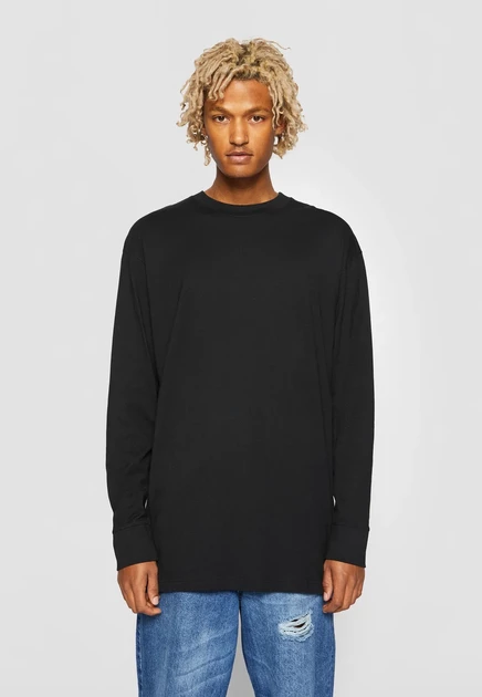 Мужской лонгслив Urban Classics TALL TEE, черный