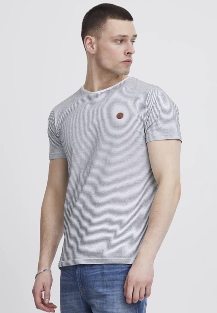 Мужская футболка Indicode Jeans Idlupko, черно-белая