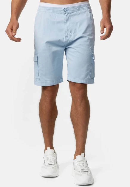 Мужские шорты Indicode Jeans Kinnaird, светло-синие
