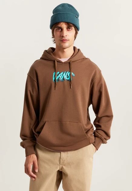 Мужское худи Vans Loose, коричневое