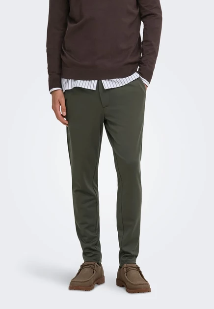 Мужские брюки чинос Only & Sons ONSMARK Slim, черные
