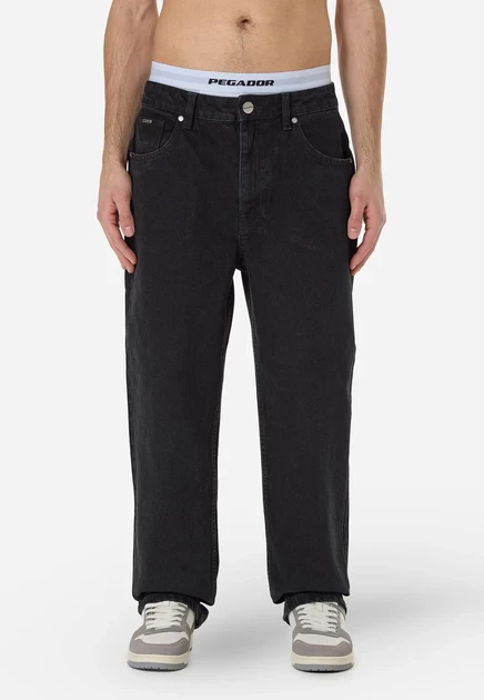 Мужские джинсы Pegador Baltra Baggy, черные