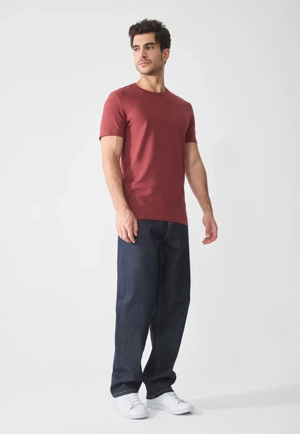 Pier One by Zalando 5 PACK - Basic T-shirt - egret/greige/ash rose/fig/caviar brown/white/black