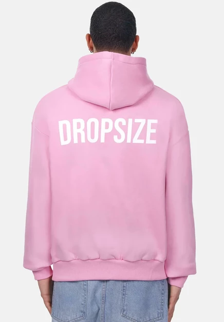 Мужское худи Dropsize Heavy Print, розовое