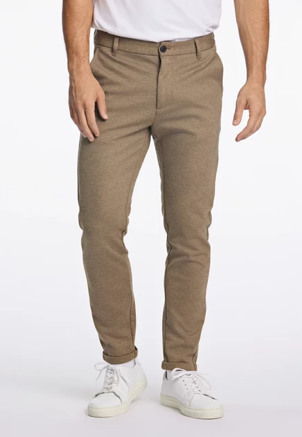 Мужские чиносы Lindbergh Superflex Cropped, песочные