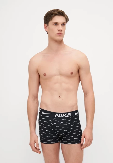 Мужские трусы-боксеры Nike Essential 3 пары, серый/черный